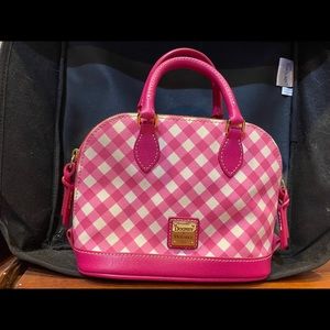 Dooney & Bourke Pink check Bitsy bag